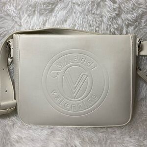 Valentino Orlandi White Crossbody Bag Flawed Missing a Rivet